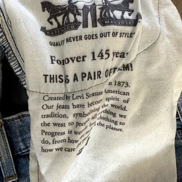 Levi’s 511 Slim Fit Men’s Jeans W32 L34 Blue Stretch Classic Casual Modern - Picture 5 of 7